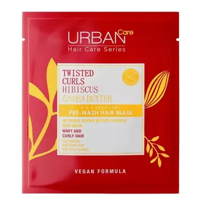 Masca pentru par cret pre-samponare cu Hibiscus si unt de Shea, 50 ml, Urban Care
