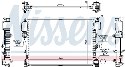 Radiator apa racire motor (transmisie automata) Mercedes Clasa S (C216), S (W221) 4.0D 4.7 5.5 intre 2005-2013