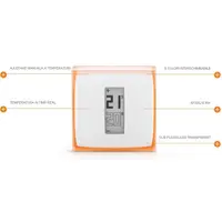 Termostat smart Netatmo, wireless, control de pe telefon (Android si iOS) NTH-PRO / 3700730502665
