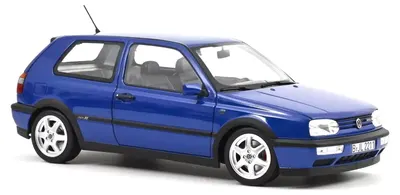 Model colecționar NOREV Modern: Automobile - Volkswagen Golf GTI Color Concept (Jazz Blue) (1994)