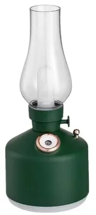 Mini umidificator VERDE cu lampa fara capac si schimbare de culoare