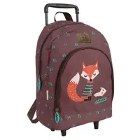 Ghiozdan troller, Perletti, model Vulpe & Arici, 40 cm, colecția Cool Kids
