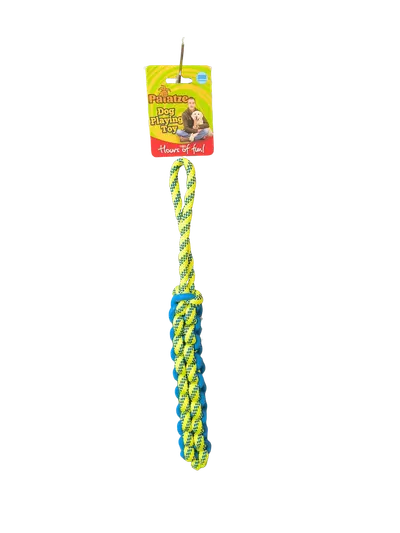 Paiatze Dog Floating Floating Rope Tpr Stripes 45 Cm