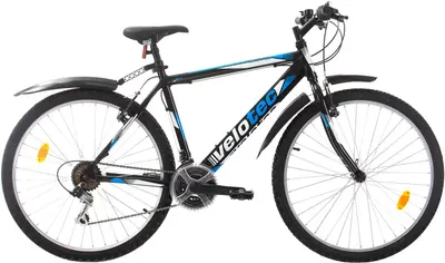 Bicicletă de munte cu viteze Velotec - Pro, 26", 480 mm, negru/albastru