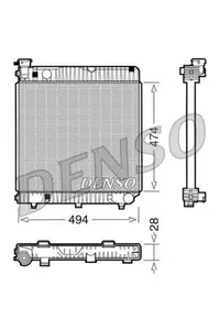 Radiator racire motor (manual) potrivit OPEL MERIVA B 1.4 06.10-03.17