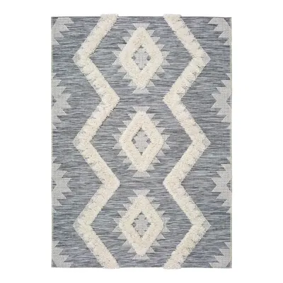 Covor Universal Cheroky Merto, 115 x 170 cm, alb - gri