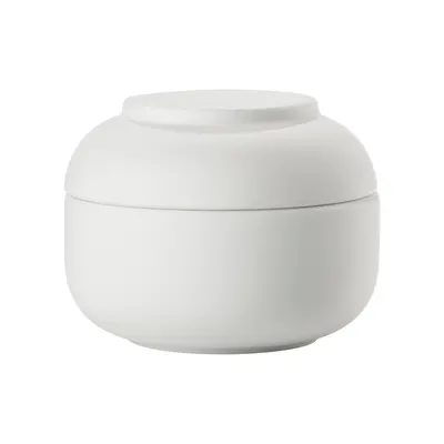 Organizator de baie alb pentru dischete demachiante din gresie ceramică Sensu – Zone