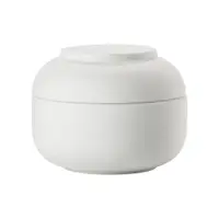 Organizator de baie alb pentru dischete demachiante din gresie ceramică Sensu – Zone