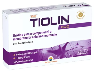 Tiolin Duo, 30 tablete, Sun Wave Pharma