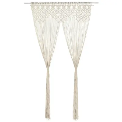 Gossi perdea macrame, 140 x 240 cm, bumbac