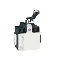 Limitator de Cursa, K Series, Roller Side Push Lever, 2 Side Cable Entry. Dimensions Compatible To En 50047, Plastic Body, Contacts 1no+1nc Slow Break Make Before Break. Metal Roller