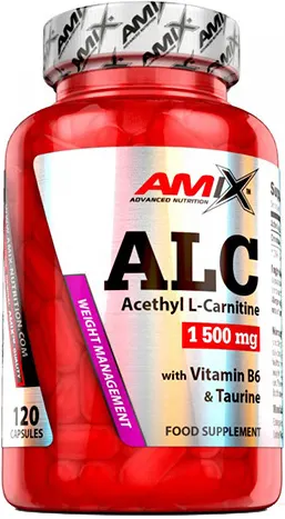 ALC with Taurine & Vitamin B6, 120 capsule, Amix