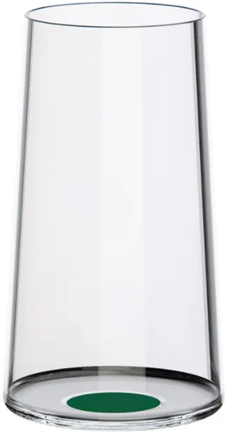 Pahare pentru șampanie Trebonn - SplitGlass, 2 bucăți , 320 ml, verde