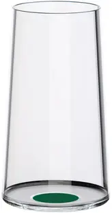 Pahare pentru șampanie Trebonn - SplitGlass, 2 bucăți , 320 ml, verde