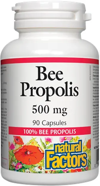 Bee Propolis, 500 mg, 90 capsule, Natural Factors