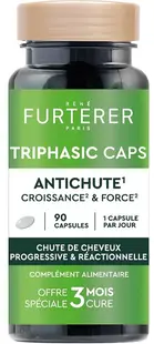 René Furterer Triphasic Supliment alimentar împotriva căderii părului, 90 capsule