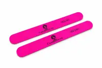 Pila Cosmeticos pentru Unghii | Dreapta | Roz | Granulatie 180/240