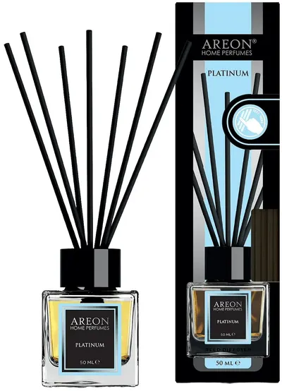 Bețișoare de tămâie Areon Lux - Platinum, 50 ml