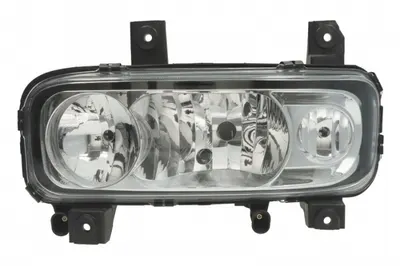 Far stanga (H1 H7 W5W, electric, cu motor, cu lumina de ceata, culoare insert: crom platinat) potrivit MERCEDES ATEGO, ATEGO 2, ATEGO 3 01.98