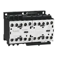 Ansamblu contactori pentru inversare de sens, AC bobina, interblocaj mecanic exterior cu auxiliar semnalizare , 9A AC3 IN AC, 4KW. bobina tensiune 110VAC 50/60HZ