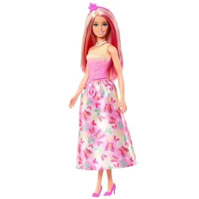 Papusa cu suvite roz Barbie Fantasy Princess Dreamtopia