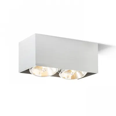 DEAN II aluminiu periat 230V/12V G53 2x50W
