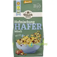 Musli Neindulcit cu Ovaz, Stafide si Alune fara Gluten Demeter Ecologic/Bio 425g