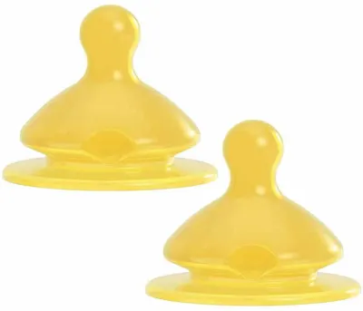 Suzete din cauciuc NIP Green - Cherry, 0 m+, flow M, 2 bucăți
