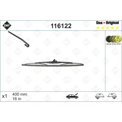 Lamela stergator SWF 116122