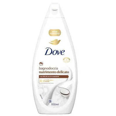 Gel de dus cu cocos si migdale Nutrimento Delicato, Dove, 700 ml Engros