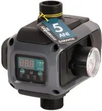 Prescontrol Electronic 1.1kW, Presiune Reglabila 1.3–9.8 bar, Protectie Lipsa Apa, Evosanitary 683577 – 683577