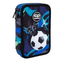 Penar echipat cu 2 compartimente, Coolpack, Jumper 2, Football, Bleumarin