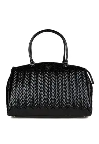 Geanta duffle din piele ecologica Cheryl Deluxe Dome
