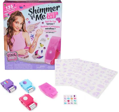 Studio de tatuaje Cool Maker - Shimmer Me Body Art, 135 stickere