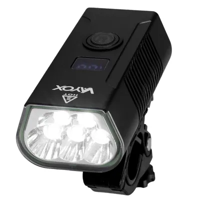 Lampă față pentru bicicletă, VA0073, 1020lm, reîncărcabilă, LCD, powerbank
