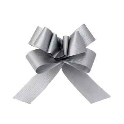 Fundă Flower cu autoformare culoarea argintie