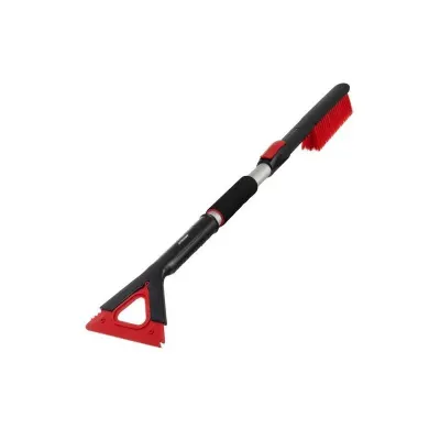 Perie cu racleta telescopica pentru dezapezit, Premium, maner din spuma EVA, 6.5 x 85 -103 cm