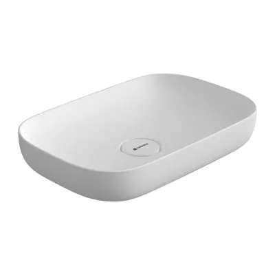 Lavoar baie pe blat Celesta Carina 60 x 40 x 13 cm ceramica alb mat