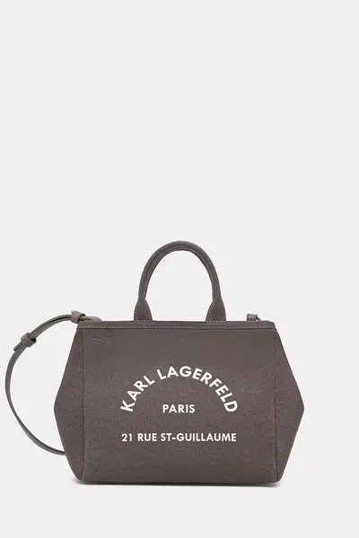 Karl Lagerfeld geantă crossbody pentru femei, din bumbac K/RSG CONV.