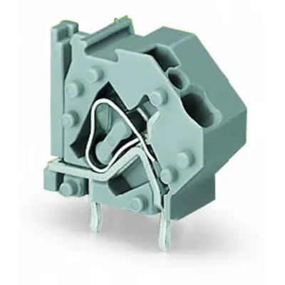 Stackable PCB terminal block; 4 mm²; Pin spacing 10 mm; 1-pole; CAGE CLAMP®; commoning option; 4,00 mm²; green-yellow