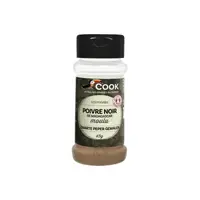 Piper negru macinat bio 45g Cook