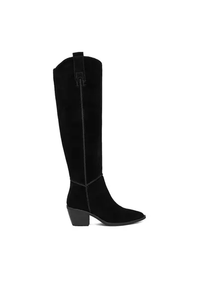 Cizme dama C-ANIYA-DX01381 - piele naturala - negru