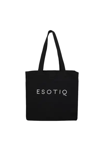 Geanta shopper din panza - Canvas One Size - Negru