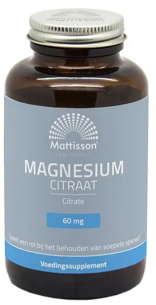 Magnesium Citrate, 180 capsule, Mattisson Healthstyle