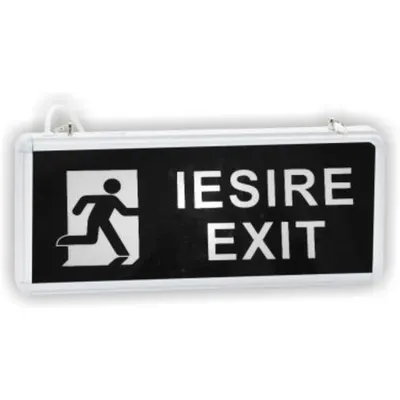 Corp de iluminat LED exit atarnat 2 fete 2 fete atarnat 1W