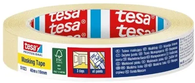 Bandă de hârtie Tesa Standard - 19 mm х 40 m