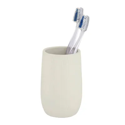 Suport pentru periuța de dinți crem din ceramică Fablo – Wenko