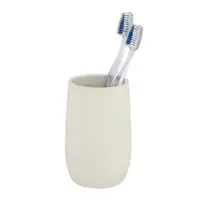 Suport pentru periuța de dinți crem din ceramică Fablo – Wenko