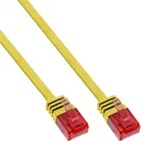 Cablu de retea RJ45 flat Cat.6 UTP 10m Galben, InLine IL71600Y