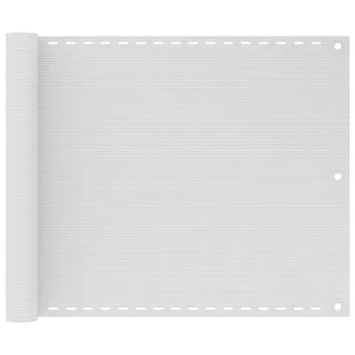 Gossi paravan de balcon, alb, 75x300 cm, hdpe